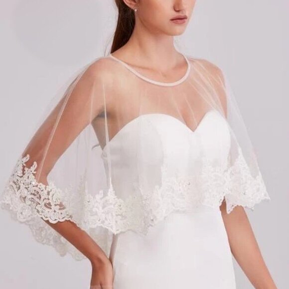 Adair Tulle Cape